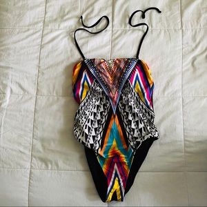 Colorful suitable swimsuit